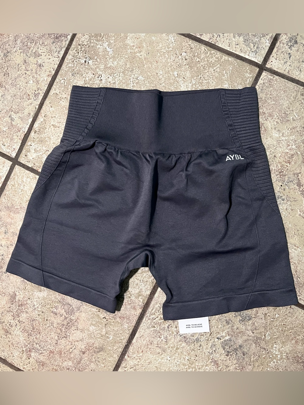 AYBL Balance V2 Seamless Shorts- Castlerock Grey